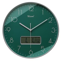 Reloj De Pared Moderno Con Calendario Digital Silencioso Que No Hace Tictac - Venta Internacional.