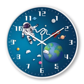 Foto 1 | Foto 1 | Reloj De Pared Space Astronaut De 30 Cm Silencioso No Hace Tictac - Venta Internacional.