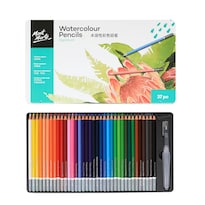 Juego De Lápices De Acuarela De 40 Piezas Con Lápices Solubles En Agua Y Estuche - Venta Internacional.