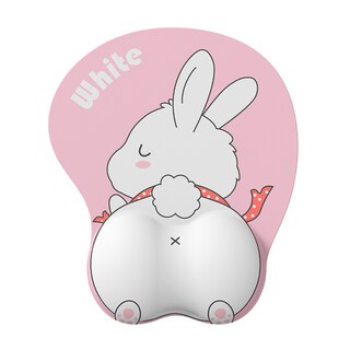 Foto 1 | Foto 1 | Mouse Pad Creative Rabbit Reposamuñecas De Silicona 3d Grueso - Venta Internacional.