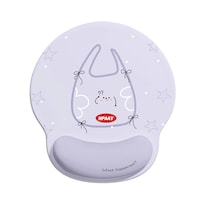 Alfombrilla De Ratón Con Diseño De Conejo Bonito Con Reposamuñecas 18 8 Cm X 22 7 Cm - Venta Internacional.