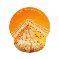 Alfombrilla De Ratón Guided By My Inner Star Con Reposamuñecas - Venta Internacional.