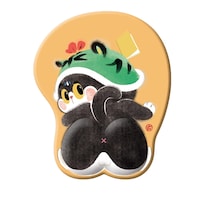 Alfombrilla De Ratón Con Forma De Gato Bonito Con Reposamuñecas De Silicona Milk Silk - Venta Internacional.