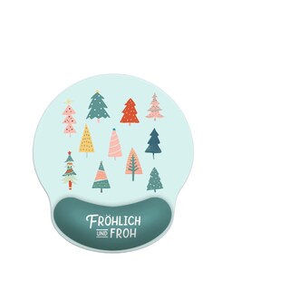 Foto 1 | Foto 1 | Alfombrilla De Ratón Con Forma De Árbol De Navidad Con Soporte Para La Muñeca 25 X 25 Cm Silicona - Venta Internacional.