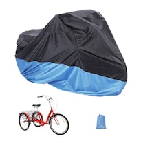 Funda Para Triciclo Akiiger Impermeable 230 Cm Azul Con Orificio De Cierre - Venta Internacional.