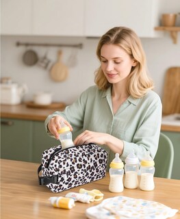 Foto 5 | Foto 5 | Bolsa Para Aperitivos Neverwhy Plegable Aislante Con Estampado De Leopardo 3 Litros - Venta Internacional.