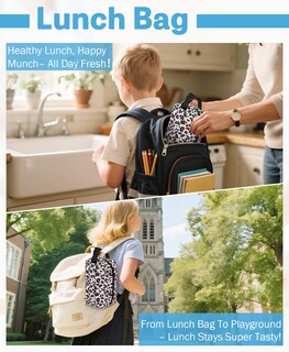 Foto 7 | Foto 7 | Bolsa Para Aperitivos Neverwhy Plegable Aislante Con Estampado De Leopardo 3 Litros - Venta Internacional.