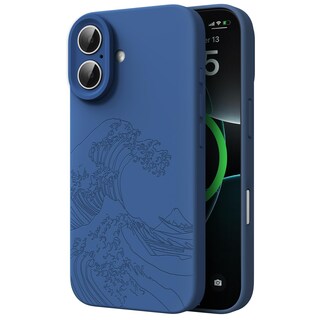 Foto 1 | Foto 1 | Funda De Silicona Fewgey Para Iphone 16 Diseño De Ondas Magnéticas - Venta Internacional.