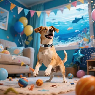 Foto 4 | Foto 4 | Collar Para Perro Dogwong Xl Ajustable Azul Algodón De Verano 42 — 66 Cm - Venta Internacional.