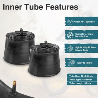 Foto 4 | Foto 4 | Neumático Para Bicicleta Eléctrica Weerock De 20 Pulgadas X 3.0 Heavy Duty Con Tubos - Venta Internacional.