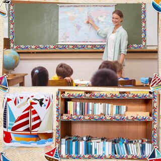 Foto 4 | Foto 4 | Veleros En Espiral Con Borde Decorativo De 21 M De Largo 7 Estilos - Venta Internacional.