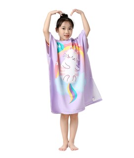 Foto 3 | Foto 3 | Poncho Con Capucha Towel Athaelay Para Niños 70 X 150 Cm Microfibra Suave - Venta Internacional.