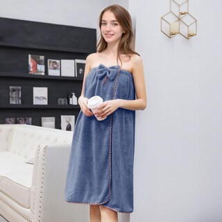 Foto 7 | Foto 7 | Toalla Gosche Envoltura Ajustable Para Ducha Y Baño Color Azul Oscuro L - Venta Internacional.