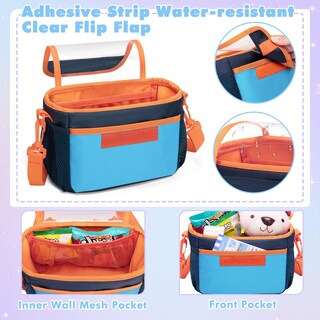 Foto 2 | Foto 2 | Cesta De Bicicleta Para Niños Graoso Azul 20 X 10 X 15 Cm Resistente Al Agua - Venta Internacional.