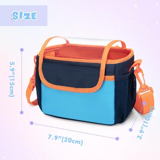 Foto 5 | Foto 5 | Cesta De Bicicleta Para Niños Graoso Azul 20 X 10 X 15 Cm Resistente Al Agua - Venta Internacional.