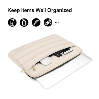 Foto 2 | Foto 2 | Funda Para Portátil Mosiso De 17.3 Pulgadas Con Funda Pequeña Color Arena - Venta Internacional.