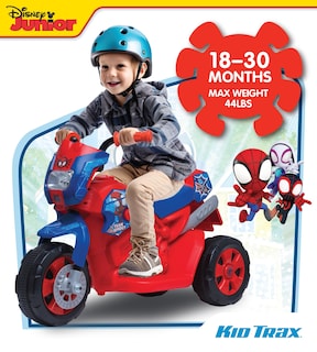 Foto 3 | Foto 3 | Bicicleta Ride-on Toy Trax Marvel Spiderman 6v Para Niños Pequeños - Venta Internacional.