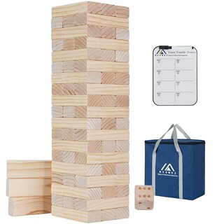 Foto 1 | Foto 1 | Giant Tumble Tower Game Megwoz De 57 Piezas Con Dados Y Marcador - Venta Internacional.