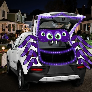 Foto 6 | Foto 6 | Kit De Decoración Para Coche Joyin Con Diseño De Araña De Halloween Con Luz Led - Venta Internacional.
