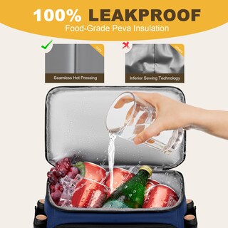 Foto 5 | Foto 5 | Mochila Térmica Miycoo 40 Latas A Prueba De Fugas 28 L Azul - Venta Internacional.