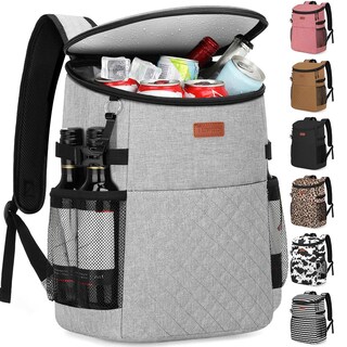 Foto 1 | Foto 1 | Mochila Aislante A Prueba De Fugas Cooler Tuwubi Para 30 Latas Gris - Venta Internacional.