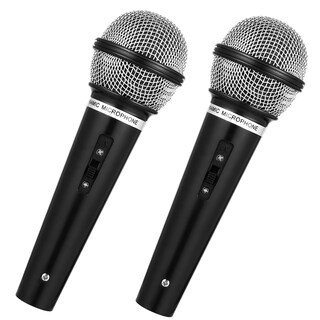 Foto 1 | Foto 1 | 2 Soportes De Micrófono Falsos De Plástico Negro Dmopipp - Venta Internacional.