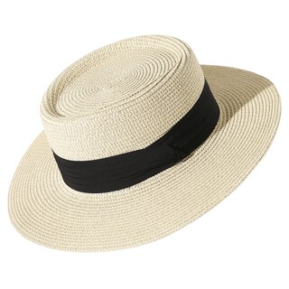 Foto 3 | Foto 3 | Sombrero Para El Sol Hat Lanzom Upf50+ De Ala Ancha De Paja Para El Sol Color Beige - Venta Internacional.