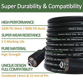 Foto 6 | Foto 6 | Pistola Pulverizadora De Agua Bear Force 16 Pulgadas Manguera De 9 8 M 1900 Psi - Venta Internacional.