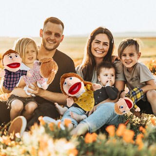 Foto 5 | Foto 5 | Marioneta De Mano De Peluche Puppet Zjoey Sister 33 Cm Para Niños - Venta Internacional.