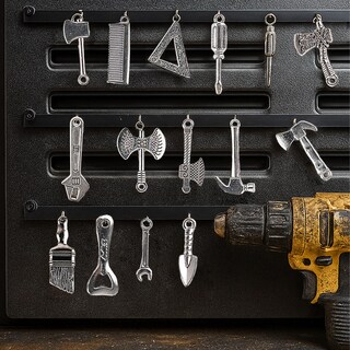 Foto 2 | Foto 2 | Juego De Herramientas En Miniatura Hklmro 40 Piezas Juguetes Metálicos Para Casas De Muñecas - Venta Internacional.