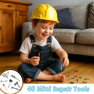 Foto 4 | Foto 4 | Juego De Herramientas En Miniatura Hklmro 40 Piezas Juguetes Metálicos Para Casas De Muñecas - Venta Internacional.