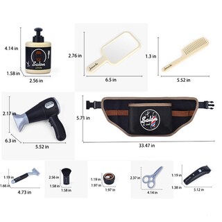 Foto 4 | Foto 4 | Set De Peluquero Con Corte De Pelo Simulado Para Niños Wilbvnit Con Maquillaje - Venta Internacional.