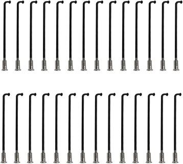 Foto 1 | Foto 1 | Juego De Radios De Acero Wheel S Senqi 12g De 2 5 Mm Color Negro - Venta Internacional.