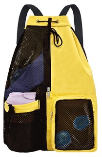 Foto 1 | Foto 1 | Mochila De Playa De Malla Lifwinner Impermeable Amarilla 48x32 Cm - Venta Internacional.
