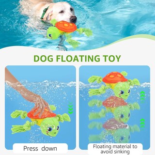 Foto 2 | Foto 2 | Tortuga Scenereal Para Perros 25 Cm Flotante Para Masticar Y Buscar - Venta Internacional.