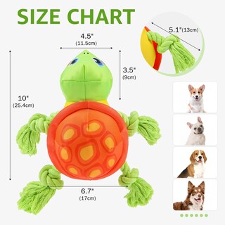 Foto 6 | Foto 6 | Tortuga Scenereal Para Perros 25 Cm Flotante Para Masticar Y Buscar - Venta Internacional.