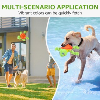 Foto 7 | Foto 7 | Tortuga Scenereal Para Perros 25 Cm Flotante Para Masticar Y Buscar - Venta Internacional.