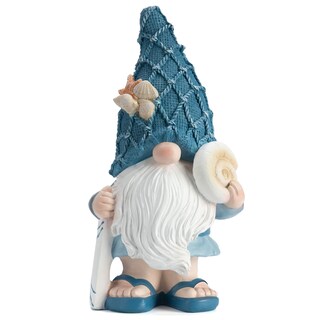 Foto 1 | Foto 1 | Estatua De Gnomo Marino De Resina Para Jardín De Etlemonde 22 X 9 X 9 Cm - Venta Internacional.