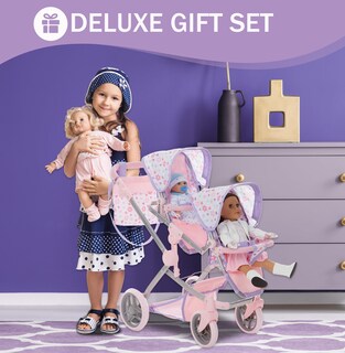 Foto 7 | Foto 7 | Muñecos De Cochecito De Juguete Para Jugar Doble 70 Cm Ajustable - Venta Internacional.