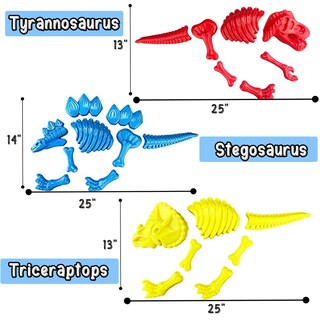 Foto 6 | Foto 6 | Juego De Juguetes Liberty Imports Con Moldes De Arena Fósil De Dinosaurios Paquete De 3 - Venta Internacional.
