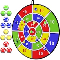 Tablero De Dardos Bootaa 29 Grande Para Niños Con 12 Bolas Adhesivas - Venta Internacional.