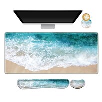 Juego De Alfombrillas De Ratón Artso Xxl Para Juegos Con Soporte De Muñeca De Espuma Viscoelástica - Venta Internacional.