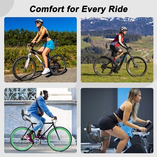 Foto 7 | Foto 7 | Asiento De Bicicleta Mooncool Sobredimensionado Con Respaldo Acolchado De 29 X 24 Cm - Venta Internacional.