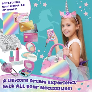 Foto 3 | Foto 3 | Set De Juego De Simulación De Unicornios Con Forma De Estrella Y Princesa De Play Purse Para Niñas - Venta Internacional.