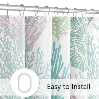 Foto 5 | Foto 5 | Cortina De Ducha Mayzus 183 X 244 Cm Impermeable Náutica - Venta Internacional.