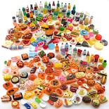 Botellas De Comida Y Bebida En Miniatura 100 Unidades Para Casa De Muñecas - Venta Internacional.