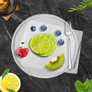 Foto 2 | Foto 2 | Plato Para Microondas Hiflora Plato Giratorio Universal De Vidrio De 12.75 Pulgadas - Venta Internacional.