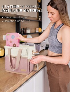 Foto 5 | Foto 5 | Bolsa De Hombro Joyhill Con Aislamiento A Prueba De Fugas De 16 2 L - Venta Internacional.