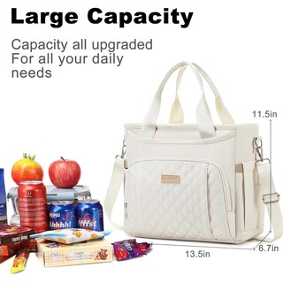 Foto 2 | Foto 2 | Lonchera Aislante Aijieke Grande A Prueba De Fugas Color Beige - Venta Internacional.