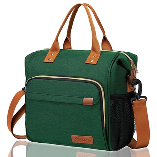 Foto 1 | Foto 1 | Lonchera Aislante Tuercao A Prueba De Fugas Color Verde Oscuro 26 X 16 X 27 Cm - Venta Internacional.